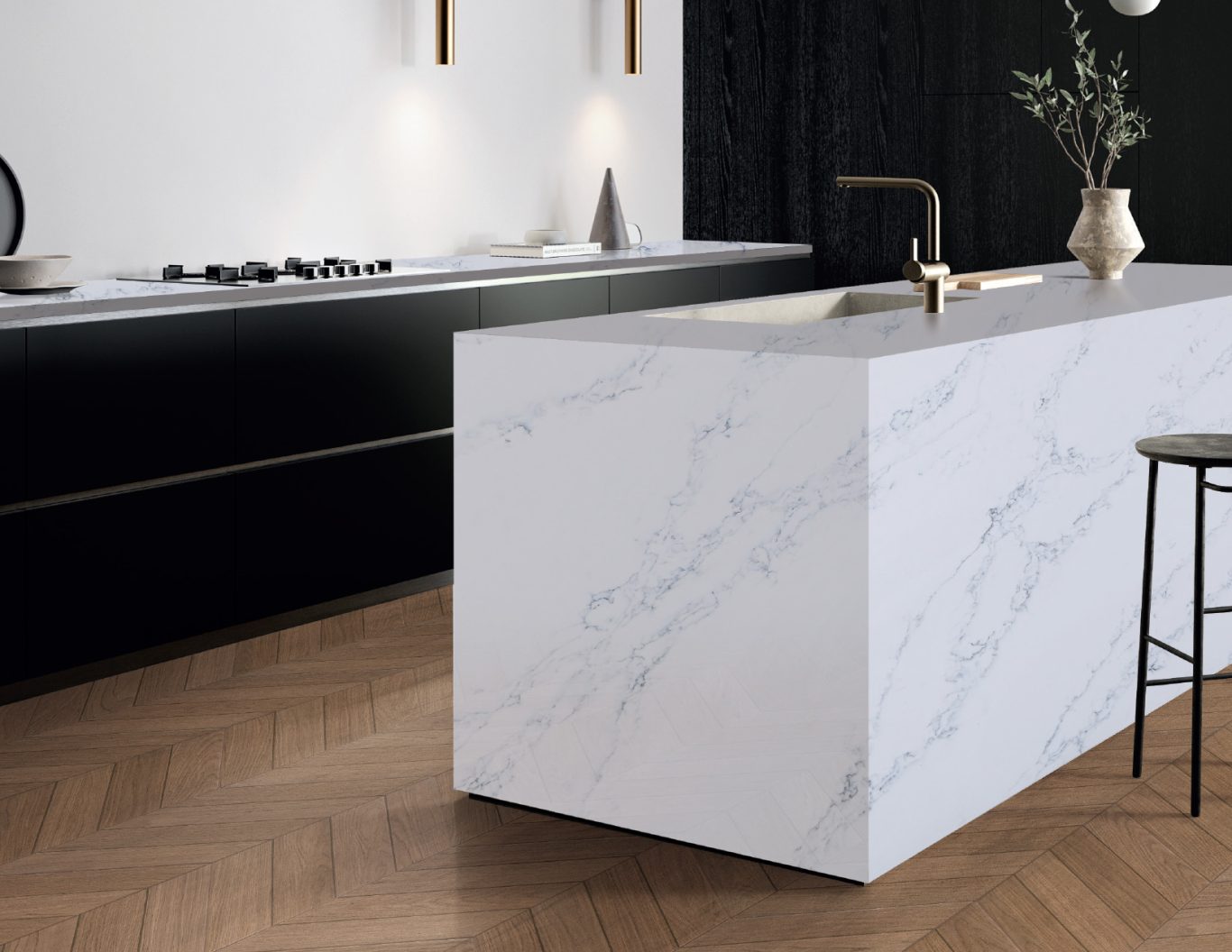 Calacatta Borghini Quartz Counterops | Quality Granite & Marble Wichita