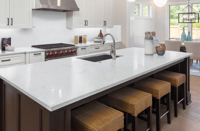 Carrara Quartz Counterops | Quality Granite & Marble Wichita