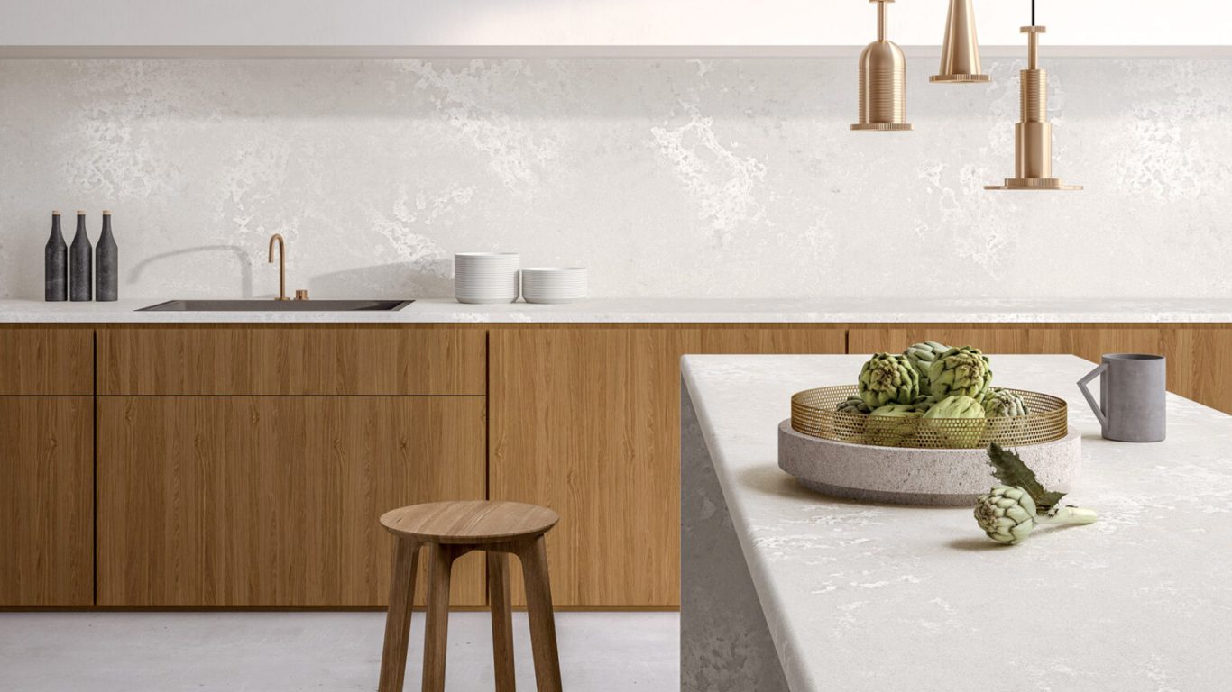 Cloudburst Concrete Quartz Counterops Quality Granite & Marble Wichita