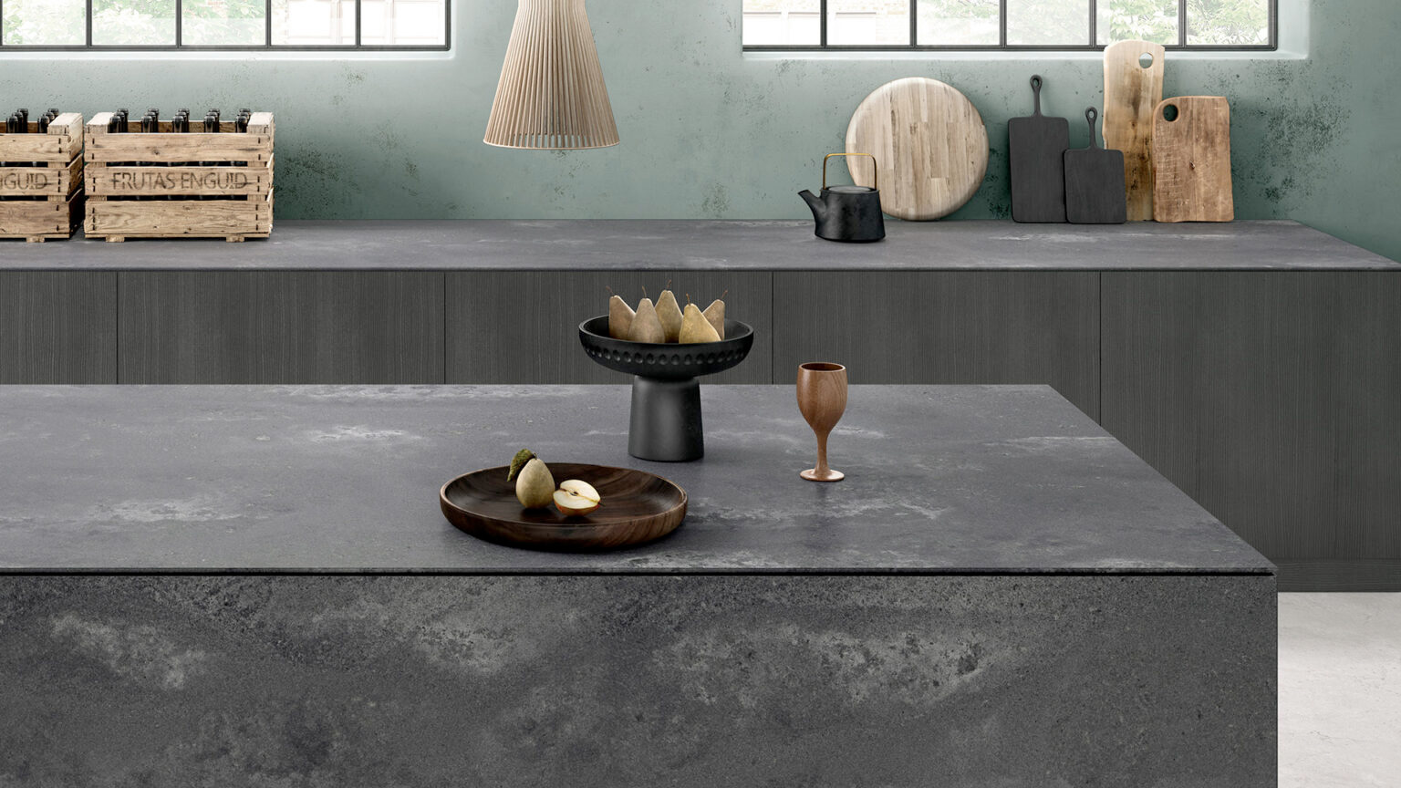 Rugged Concrete Quartz Counterops Quality Granite & Marble Wichita